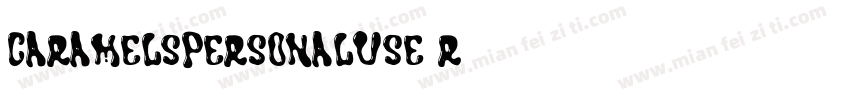 CARAMELSPERSONALUSE Regular字体转换